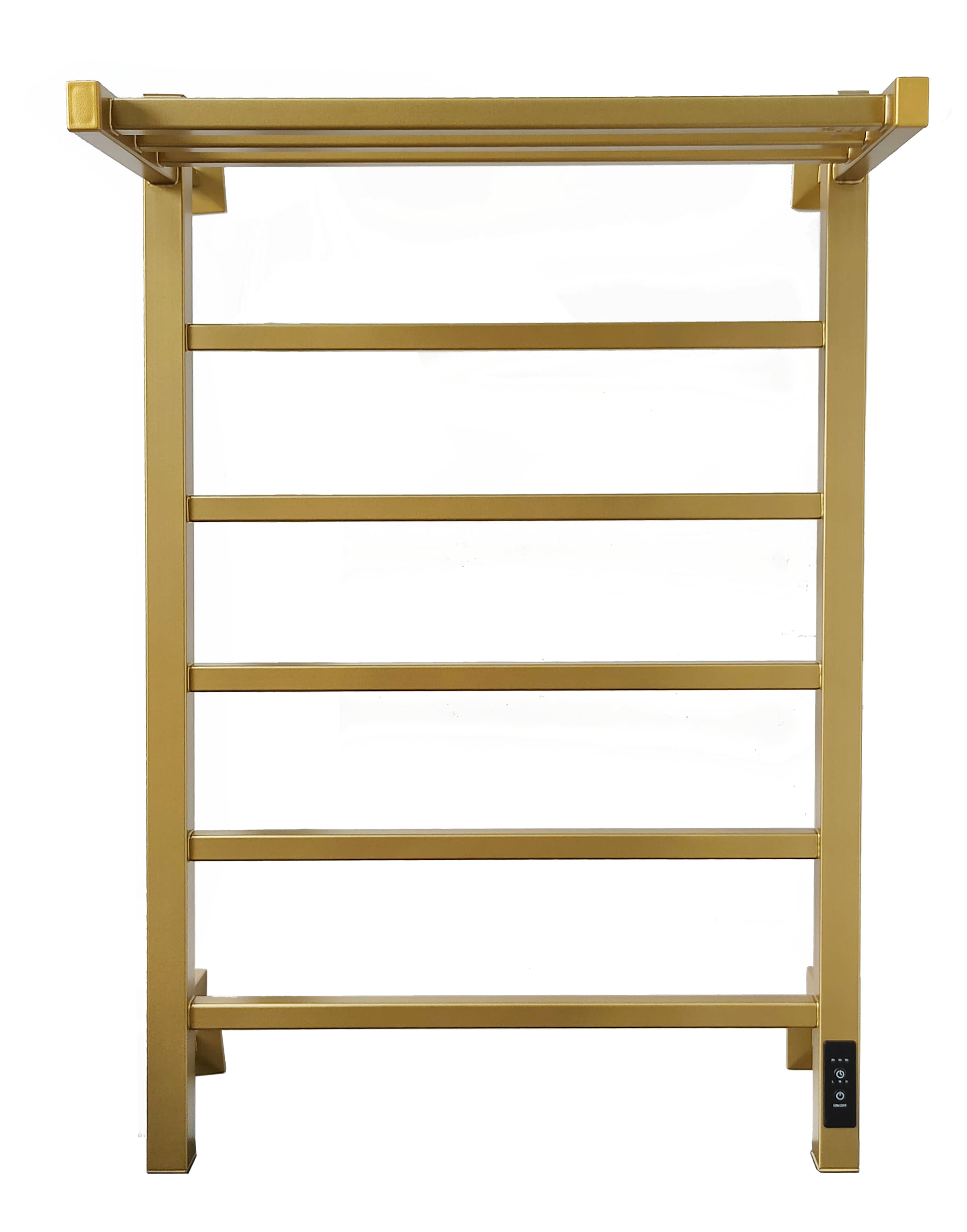 Полотенцесушитель электрический с/т Comfysan Мартэ-К (Marte-K) EC-6 80/50 с полкой, Матовое золото выбрать и сравнить в шоуруме или в онлайн магазине