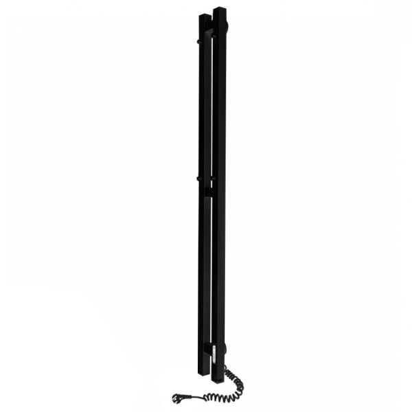 Полотенцесушитель с/т Laris Прайм Дуэт ЧКЧ 80/1200 правый тэн черный 73207609 RU - фото и схемы подключения