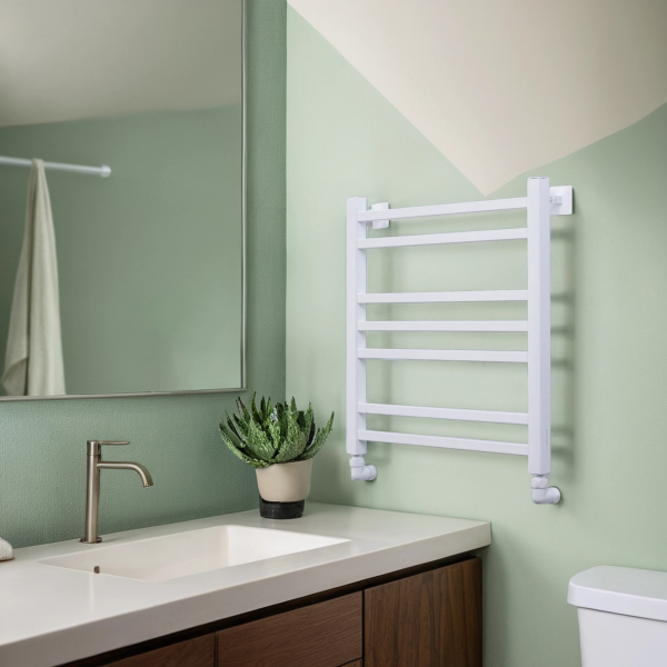 Фото Полотенцесушитель водяной Comfysan Пиоли-К (Pioli-K) W-6 60/40, белый