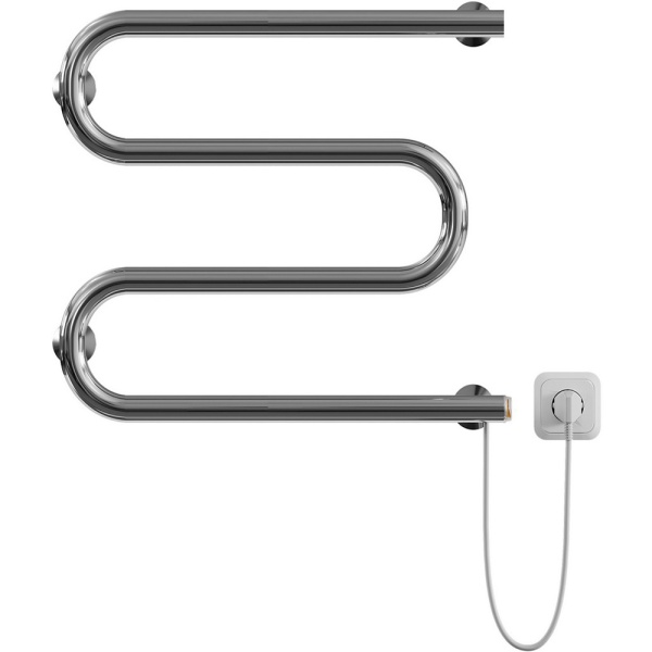 Полотенцесушитель Электрический кабельный Ника SIMPLE М-обр. 60/50 - фото и схемы подключения