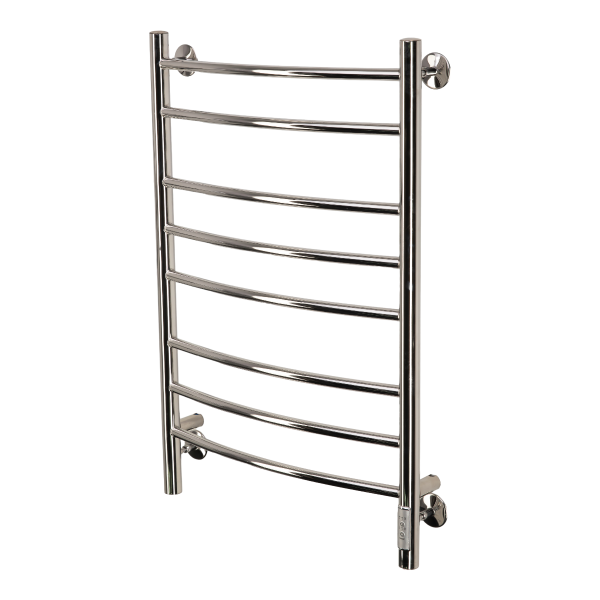 Полотенцесушитель электрический с/т Comfysan Ноуми (Noumi) EC-8 80/50, хром - фото и схемы подключения