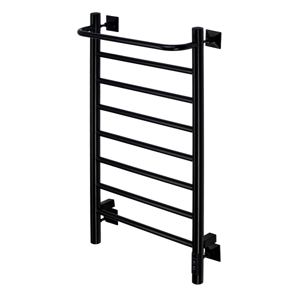 Полотенцесушитель электрический с/т Comfysan Капри (Capri) EC-8 80/40 с полкой, черный - фото и схемы подключения