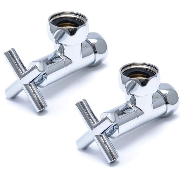 ВЕНТИЛЬ ЗАПОРНЫЙ УГЛОВОЙ КРЕСТ  3/4" x 1"  г/г  ZZ-4706 (4706SCH1005) купить оптом по выгодной цене в Москве