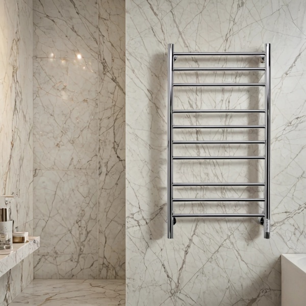 Полотенцесушитель электрический с/т Comfysan Люси (Luce) EC-10 100/50, хром - фото и схемы подключения