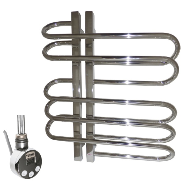 Полотенцесушитель ГРОТА STELLE 50/60 L ТЭН хром