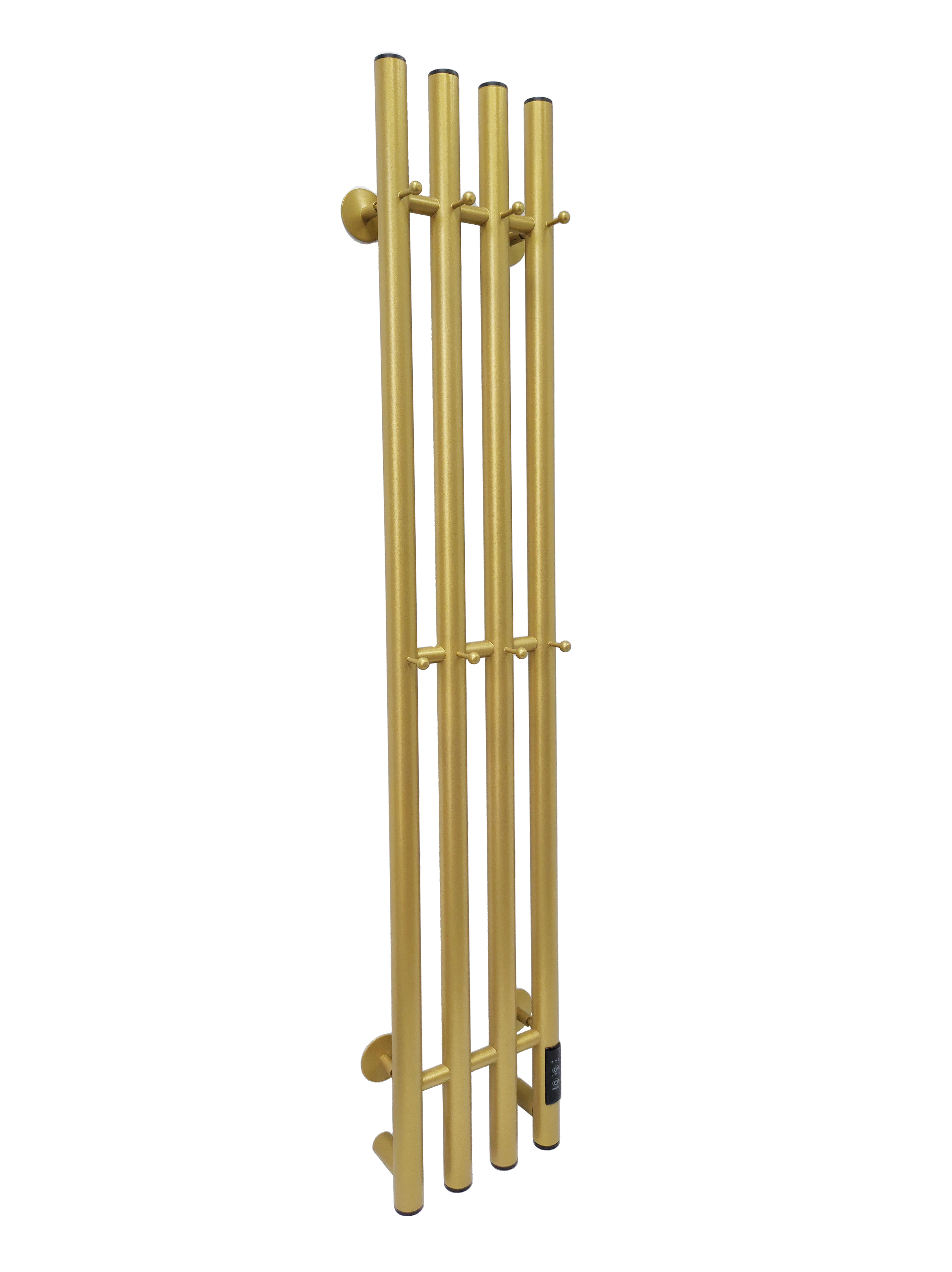 Полотенцесушитель электрический с/т Comfysan Альто (Alto) EC-4 120/18, матовое золото ЭК - фото и схемы подключения