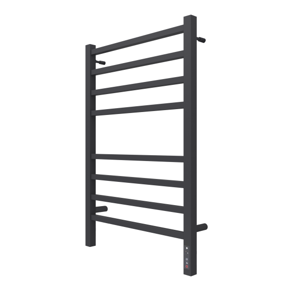 Полотенцесушитель с/т Terminus Электро КС Ватикан П8 500/800 (4+4)(new встр димм) 9005 черный матов - фото и схемы подключения