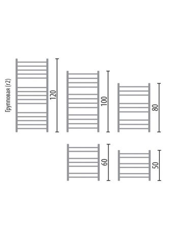 Фото Полотенцесушитель Ника ЛП (Г2) ВП 60/50