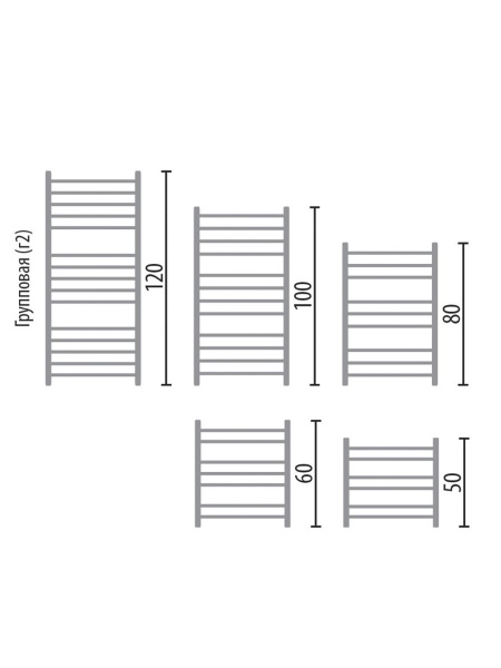 Фото Полотенцесушитель Ника ЛП (Г2) ВП 60/50