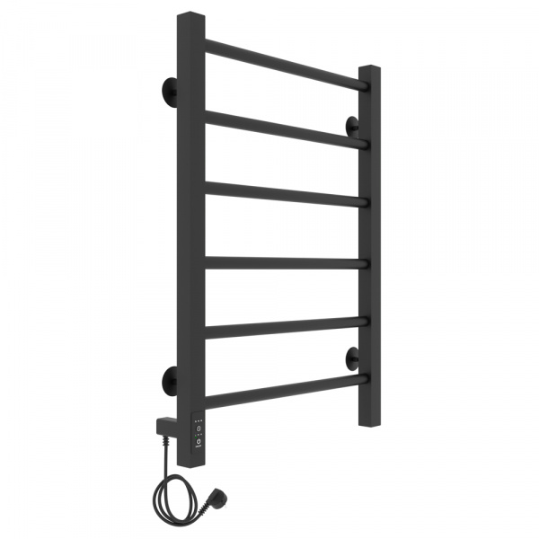 Полотенцесушитель с/т Laris Феличия ЧКЧ П6 400/600 левый тэн черный 73207610 RU - фото и схемы подключения