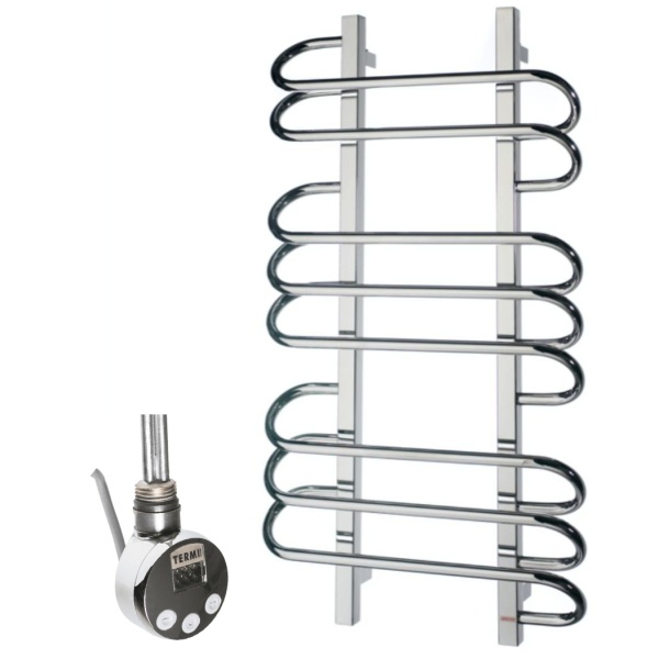 Полотенцесушитель ГРОТА RIVOLO 50/90 ТЭН хром