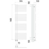 Фото Полотенцесушитель TERMINUS Люкс Астра П28 70х1400 NEW