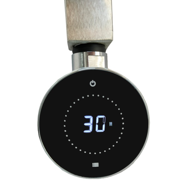 Электрический ТЭН LUX-06М-300 с таймером (сенсор) 300W хром  купить оптом по выгодной цене в Москве