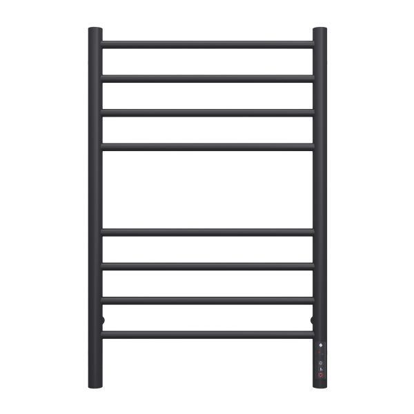 Полотенцесушитель с/т Terminus Электро КС Аврора П8 500/800 (4+4)(new встр диммер) 9005 черный мат - фото и схемы подключения