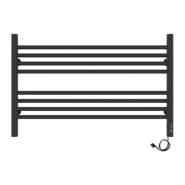 Полотенцесушитель с/т Laris Оливия ЧКЧ8 800/500 правый тэн черный матовый 73207629 RU - фото и схемы подключения