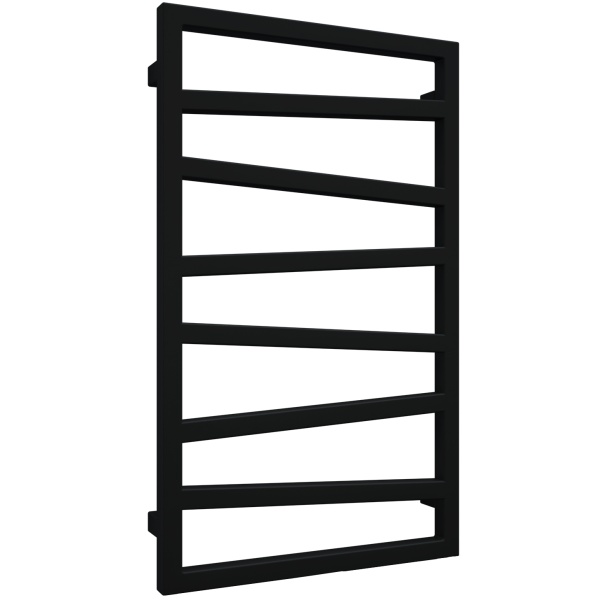 Полотенцесушитель Terma ZIGZAG 835/500 RAL9005 черный матовый - фото и схемы подключения