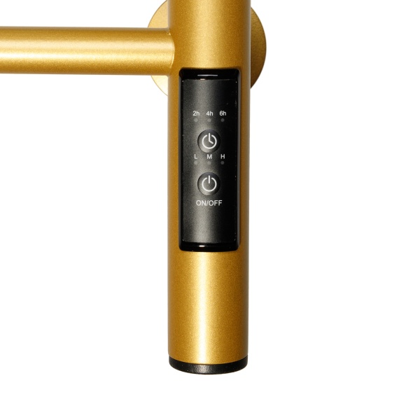 Полотенцесушитель электрический с/т Comfysan Вита (Vita) EC-8 80/40, матовое золото ЭК - фото и схемы подключения