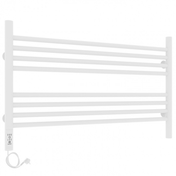 Полотенцесушитель с/т Laris Оливия ЧК8 800/500 левый тэн белый матовый 73207626 RU - фото и схемы подключения