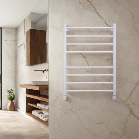 Фото Полотенцесушитель водяной Comfysan Люси (Luce) W-8 80/50, белый