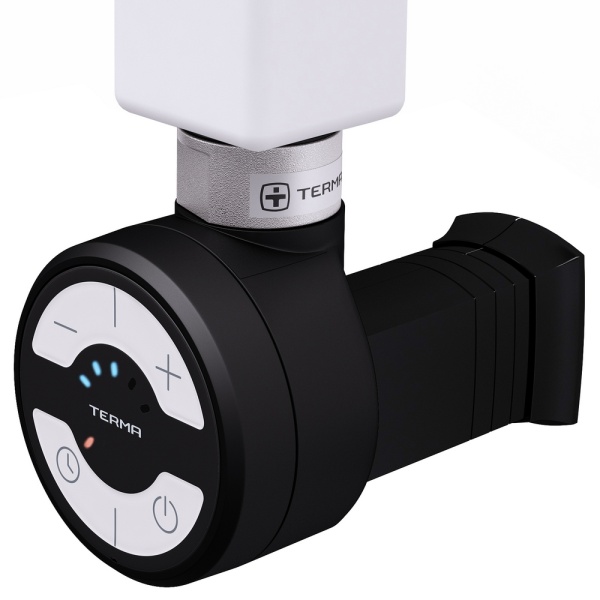 Электрический ТЭН TERMА MOA 600W черный, скрытое подключение купить оптом по выгодной цене в Москве