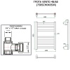Полотенцесушитель ГРОТА VENTO 48/60 (758SCH040504)