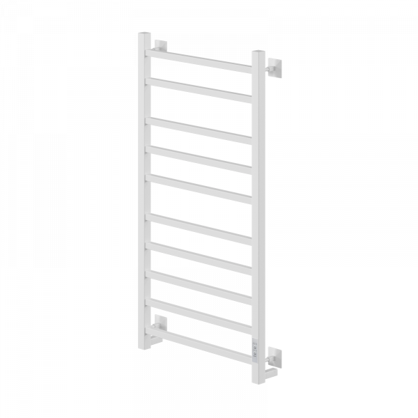 Полотенцесушитель Электрич.кабельный Ника СТЕП-2 100/50 RAL9016 белый матовый U - фото и схемы подключения