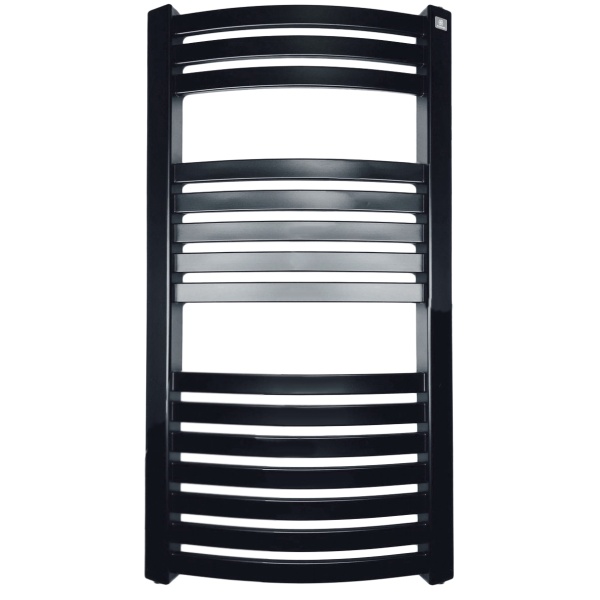 Полотенцесушитель Terma DEXTER 860/500 RAL 9005 черный матовый - фото и схемы подключения