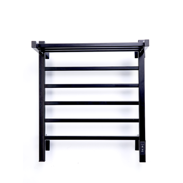 Полотенцесушитель электрический с/т Comfysan Мартэ-К (Marte-K) EC-6 60/50 с полкой, черный - фото и схемы подключения