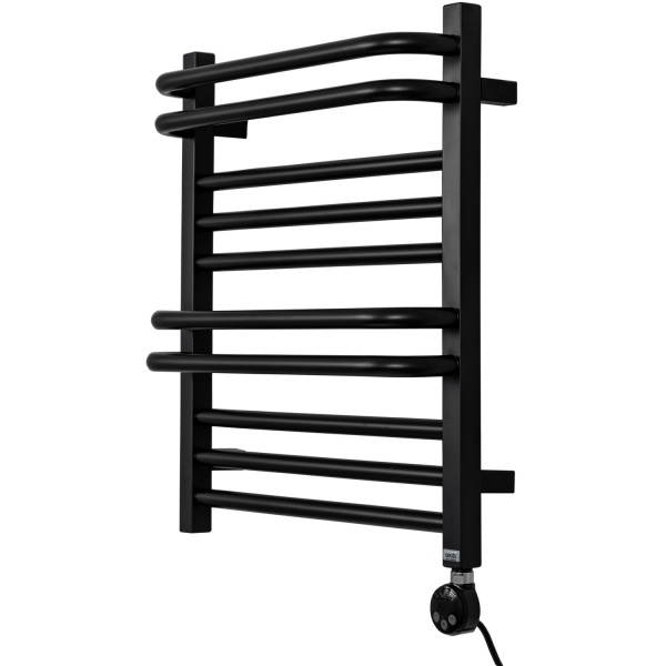 Полотенцесушитель GROIS Mayra GR-009 500х600 П10 (2+3+2+3) RAL9005 ПТЭН черный матовый