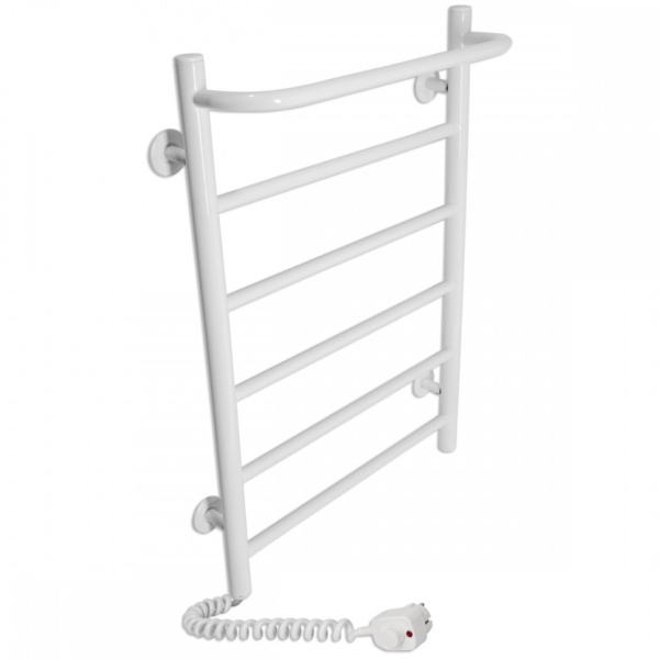 Полотенцесушитель с/т Laris Прайм ЧК П6 400/600 левый тэн белый 75201059 RU - фото и схемы подключения