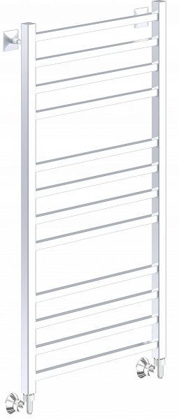 Фото Полотенцесушитель Ника ЛМ-5 100/50 RAL9016 белый матовый