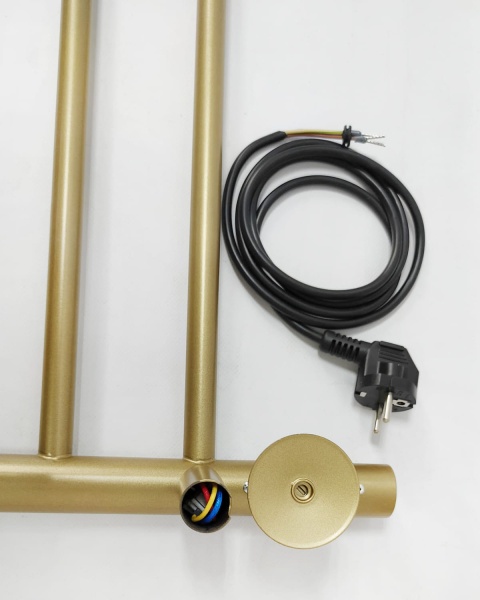 Полотенцесушитель электрический с/т Comfysan Люси (Luce) EC-8 80/50 с полкой, Матовое золото/МАТ ГОЛ выбрать и сравнить в шоуруме или в онлайн магазине