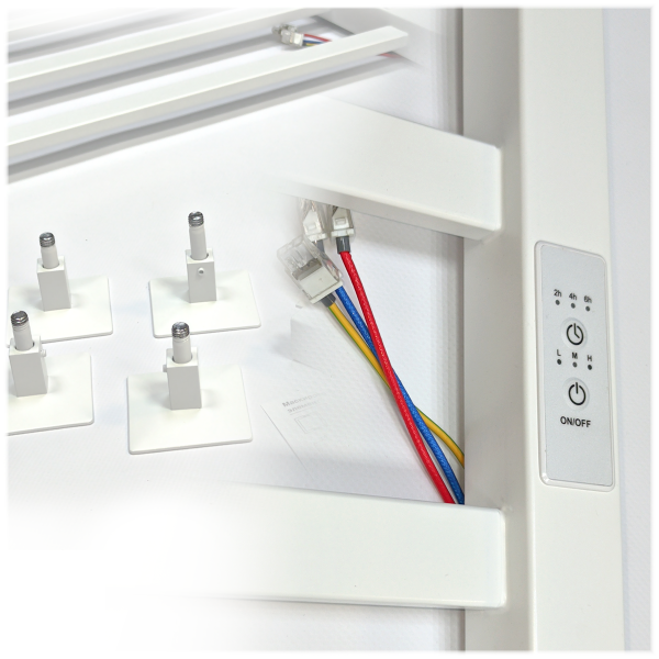 Полотенцесушитель электрический с/т Comfysan Рома-К (Roma-K) EC-8 80/50, белый - фото и схемы подключения