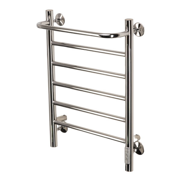 Полотенцесушитель электрический с/т Comfysan Капри (Capri) EC-6 60/40 с полкой, хром - фото и схемы подключения