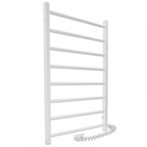 Полотенцесушитель с/т Laris Феличия ЧКБ П8 400/800 правый тэн белый 73207590 RU - фото и схемы подключения