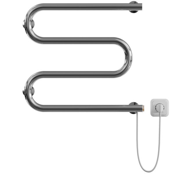 Полотенцесушитель Электрический кабельный Ника SIMPLE М-обр. 50/60 - фото и схемы подключения