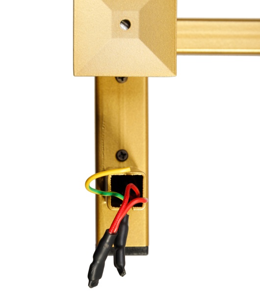 Полотенцесушитель электрический с/т Comfysan Верона-К (Verona-K) EC-8 80/40, матовое золото ЭК - фото и схемы подключения