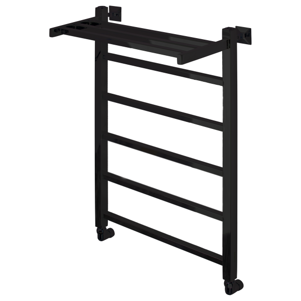 Фото Полотенцесушитель водяной Comfysan Мартэ-К (Marte-K) W-6 80/50 с полкой, черный