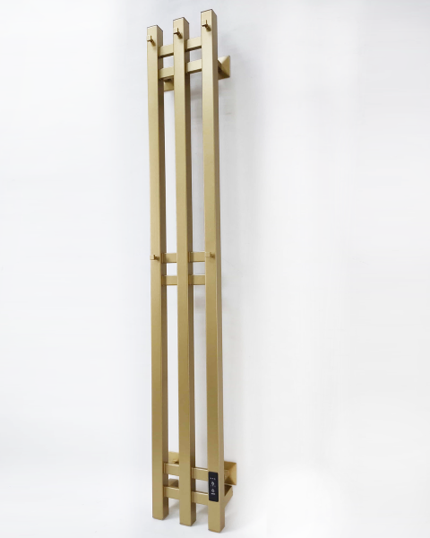 Полотенцесушитель электрический с/т Comfysan Альто-К (Alto-K) EC-3 120/15, Матовое золото/МАТ ГОЛД выбрать и сравнить в шоуруме или в онлайн магазине