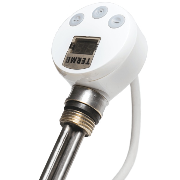 Тэн ТЕРМИКОМ 600W с дисплеем белый, кабель с вилкой белый (воздушно-пузырчатый пакет) купить оптом по выгодной цене в Москве