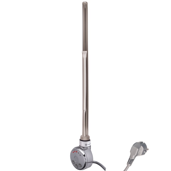 Электрический ТЭН Мег 1.0 600W хром, кабель спиральный с вилкой  купить оптом по выгодной цене в Москве