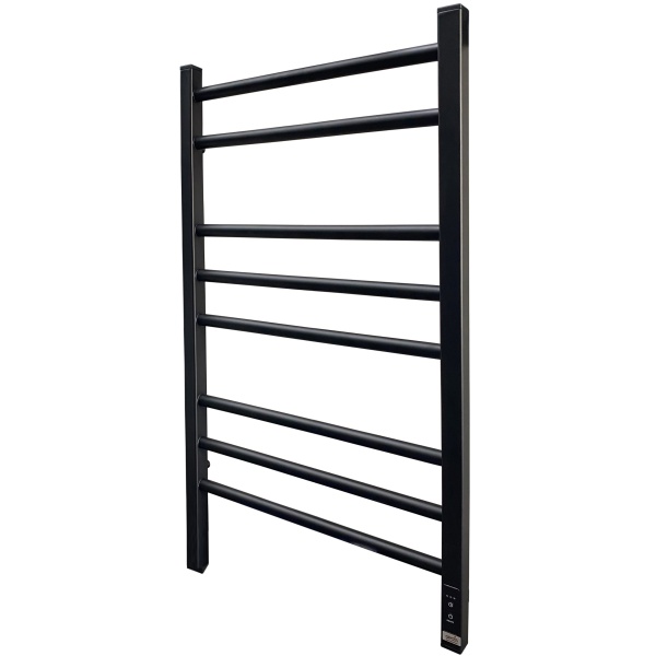 Полотенцесушитель Электрич. с/т GROIS Nex GR-112 400/800 П8 RAL9005 U черный матовый - фото и схемы подключения