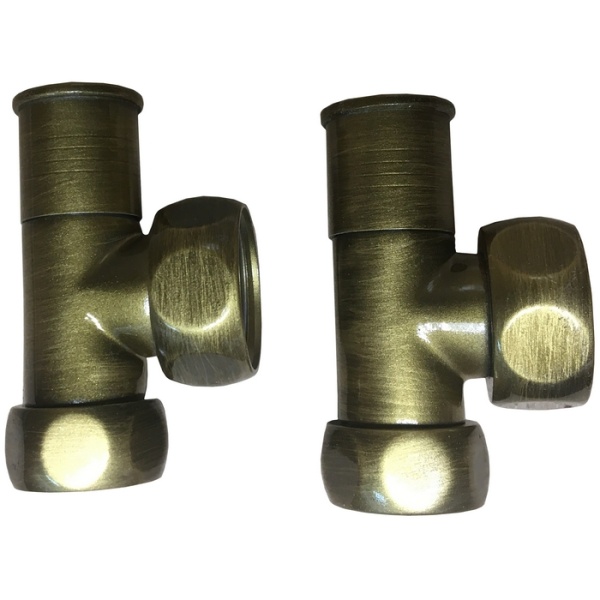 ВЕНТИЛЬ ЗАПОРНЫЙ УГЛОВОЙ КОЛП  1" x 3/4"  г/г  8511SCH1005/2 бронзовый купить оптом по выгодной цене в Москве