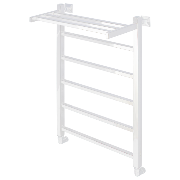 Фото Полотенцесушитель водяной Comfysan Мартэ-К (Marte-K) W-6 80/50 с полкой, белый