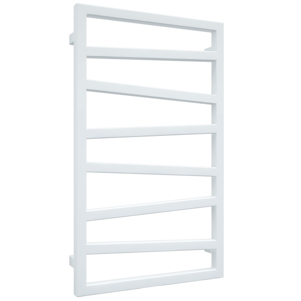 Полотенцесушитель Terma ZIGZAG 835/500 RAL9016 белый матовый - фото и схемы подключения