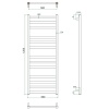 Фото Полотенцесушитель ГРОТА VENTO 53/120
