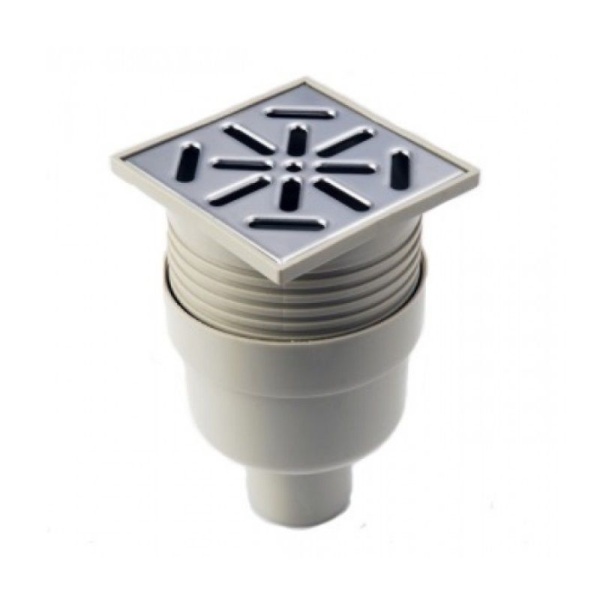 Трап для ванн вертикальный ф50 Регулируемый Capricorn (бежевый) 2600