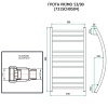 Полотенцесушитель ГРОТА PRIMO 53/90 (731SCH0504)