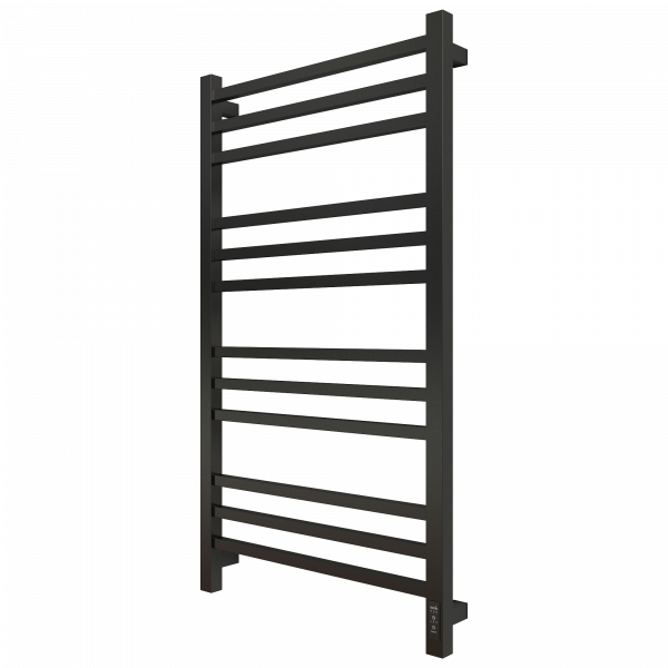 Полотенцесушитель Электрич. с/т GROIS Alex GR-104 500/1000 П12 RAL9005 U черный матовый - фото и схемы подключения