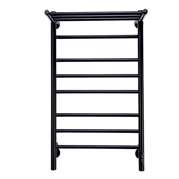 Полотенцесушитель электрический с/т Comfysan Люси (Luce) EC-8 80/40 с полкой, черный - фото и схемы подключения